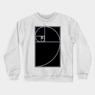 Fibonacci spiral, artwork (A900/0071) Crewneck Sweatshirt